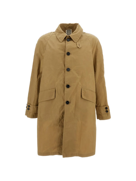  L'impermeabile Button-fastening Raincoat - Neutrals 