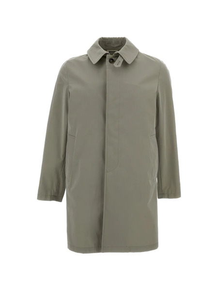  L'impermeabile Notched Collar Coat - Green 