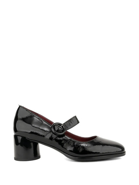  Linda Baumann Buckle Strap Pumps - Black 