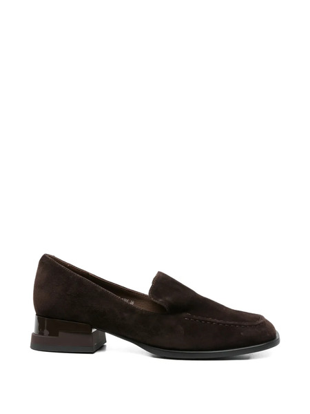  Linda Baumann Square-toe Loafers - Brown 