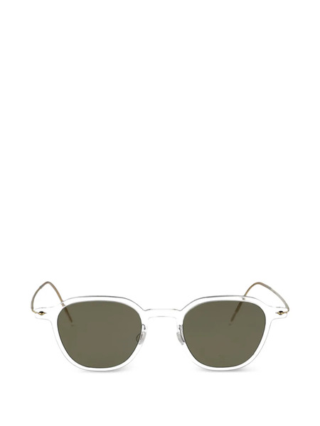  Lindberg Oval Frame Sunglasses - White 