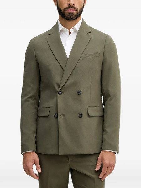  Lindbergh Double-breasted Tailored Suit - Green 