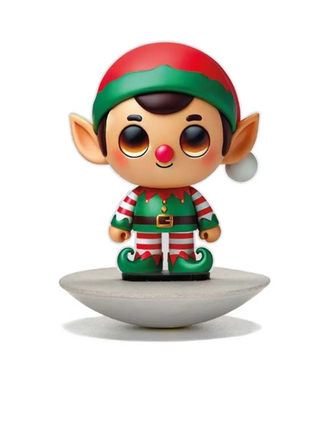  Linee Recanati Elf Figurine Stand - Green 