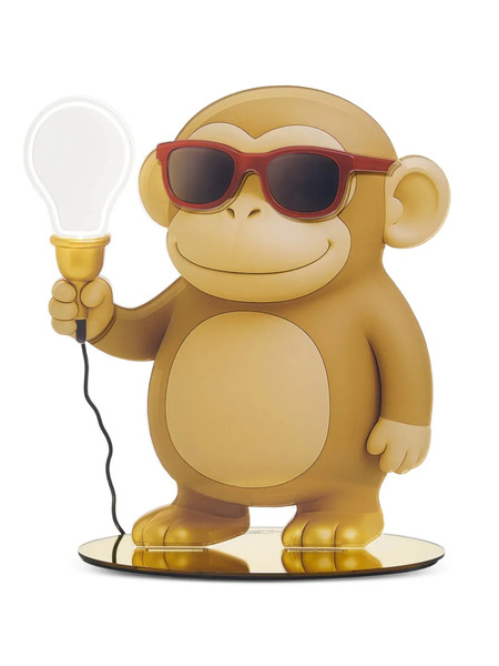  Linee Recanati Lucepet Sunglasses Monkey Table Lamp - Neutrals 