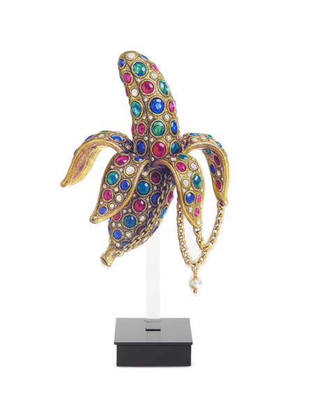  Linee Recanati Multicoloured Banana Centrepiece - Gold 