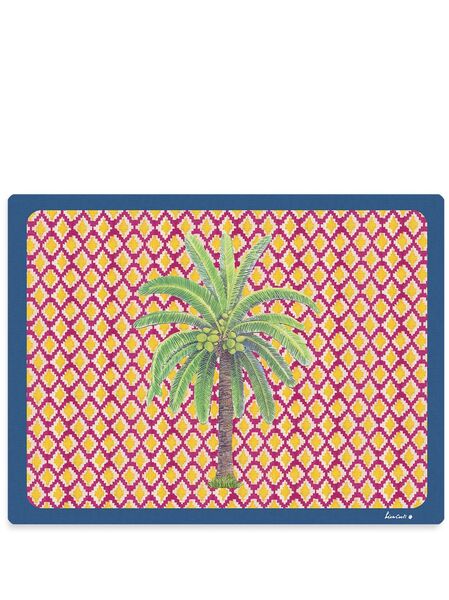 Lisa Corti Masonite Rectangular Placemat (set Of Two) - Yellow 