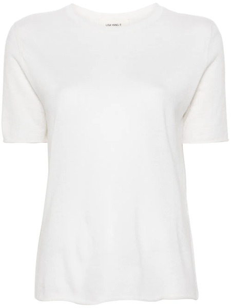  Lisa Yang Ari Cashmere T-shirt - Neutrals 