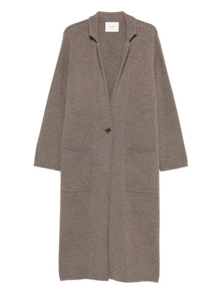  Lisa Yang Buttoned Pocket Cardicoat - Brown 