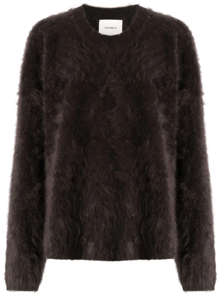  Lisa Yang Cashmere Crew-neck Jumper - Brown 