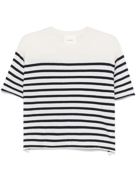  Lisa Yang Cila Stripes T-shirt - Neutrals 
