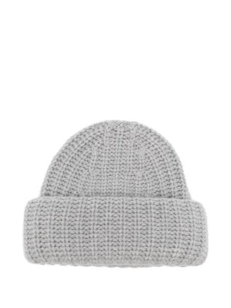  Lisa Yang Ribbed Beanie - Grey 
