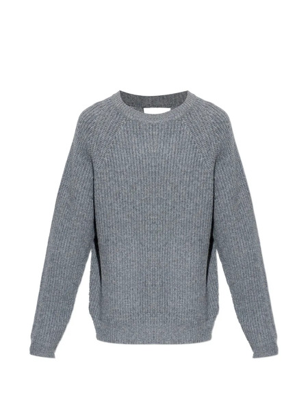  Lisa Yang Ribbed Raglan-sleeve Sweater - Grey 