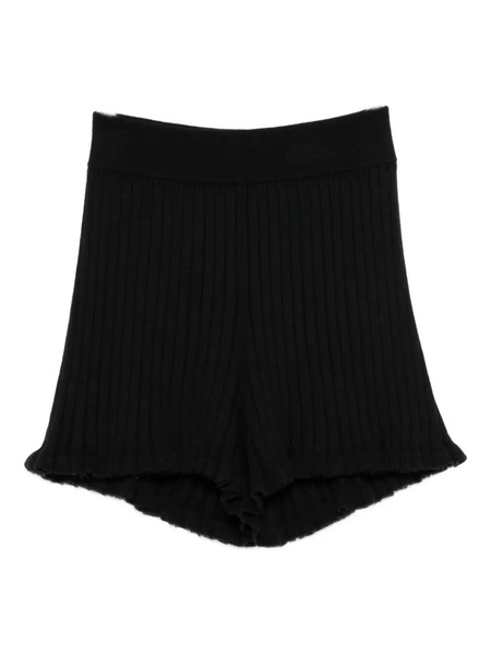  Lisa Yang Ribbed Shorts - Black 