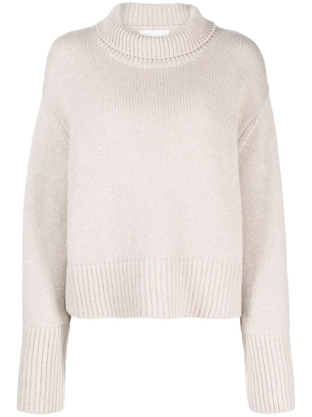  Lisa Yang Roll-neck Cashmere Jumper - Neutrals 