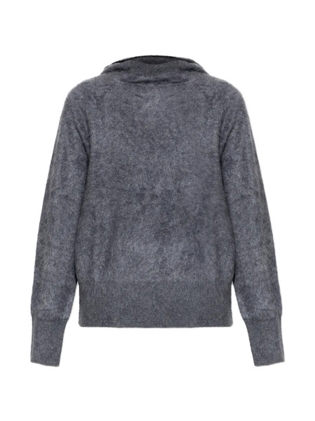  Lisa Yang Rosaline Graphite Brushed Sweater - Grey 