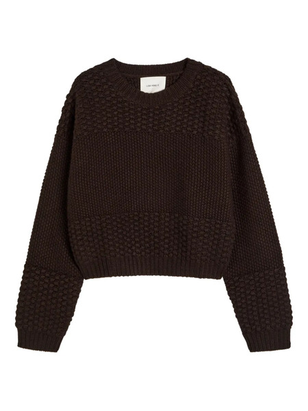  Lisa Yang Signe Textured Sweater - Brown 