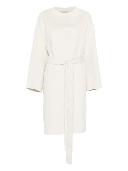  Liska Belted Coat - White 