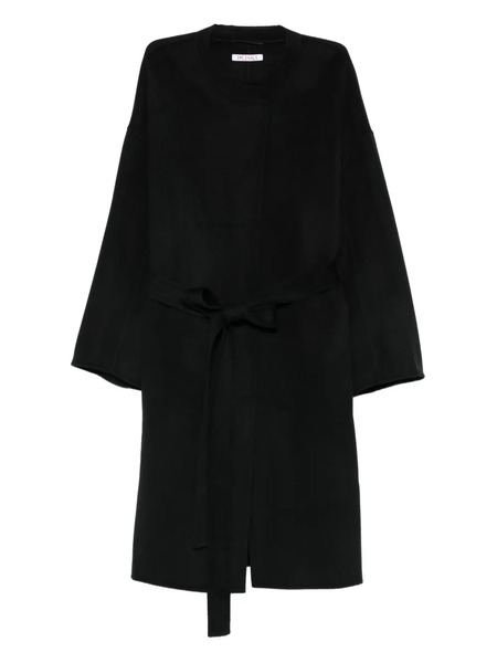  Liska Belted Wool Coat - Black 