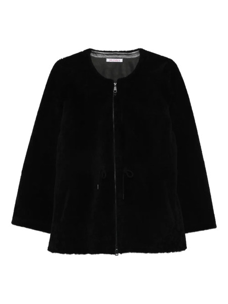  Liska Drawstring-front Jacket - Black 