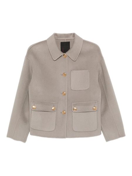  Liska Jack Front-button Jacket - Grey 