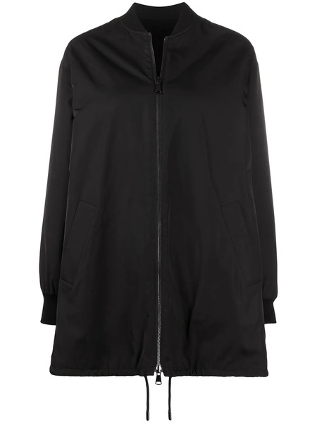  Liska Oversized Bomber Jacket - Black 