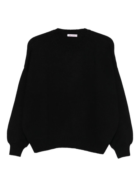  Liska Sandra Balloon-sleeve Sweater - Black 