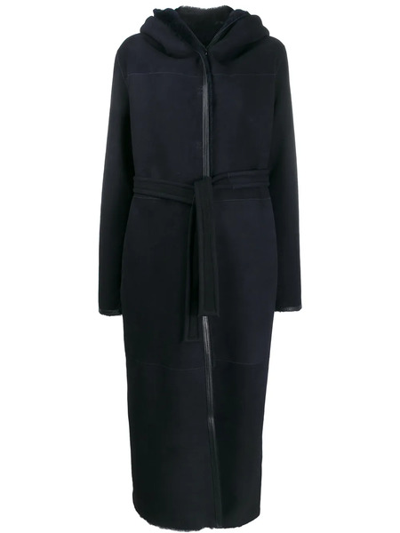  Liska Single Breasted Coat - Blue 