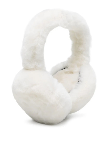  Liska Textured Earmuffs - White 