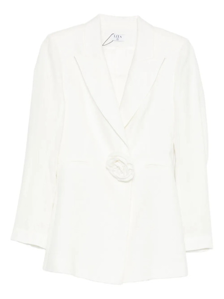  Lita Couture Alix Blazer - White 