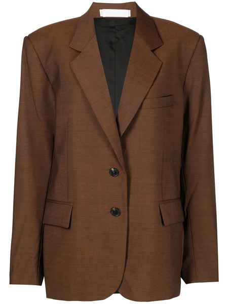  Litkovska Colour-block Oversized Blazer - Brown 