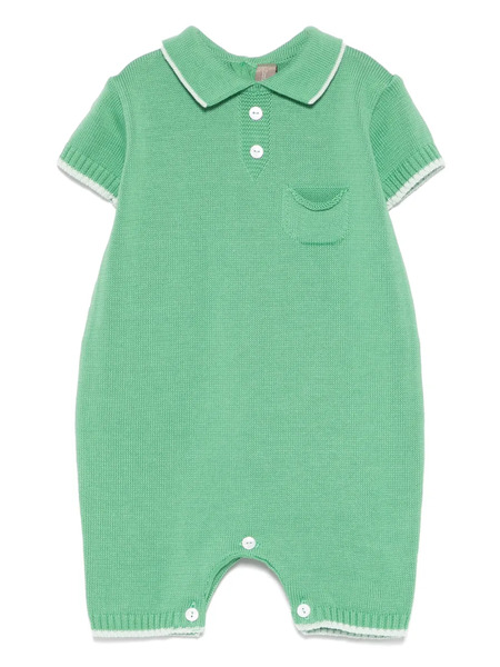  Little Bear Cotton Romper - Green 