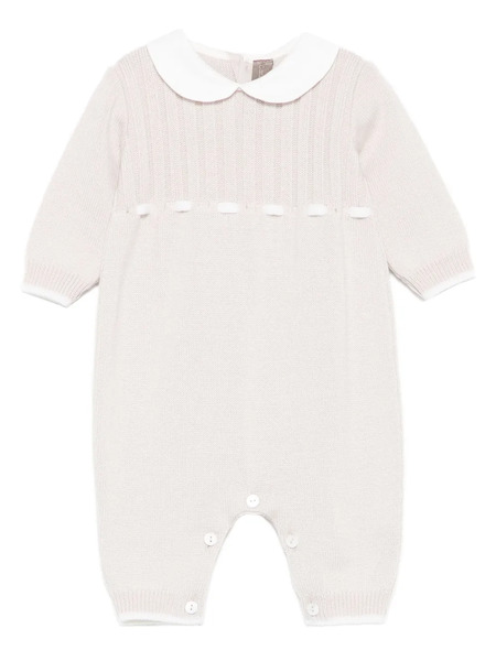  Little Bear Peter Pan-collar Romper - Neutrals 