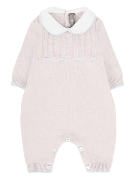  Little Bear Peter Pan-collar Wool Romper - Neutrals 