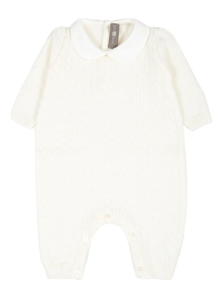  Little Bear Wool Romper - White 