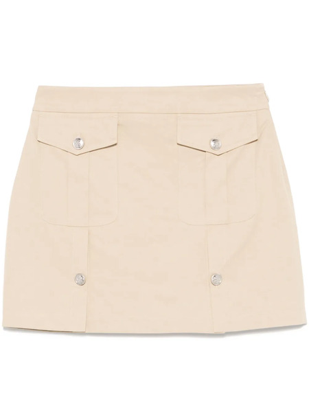  Liu Jo Adjustable-slits Mini Skirt - Neutrals 