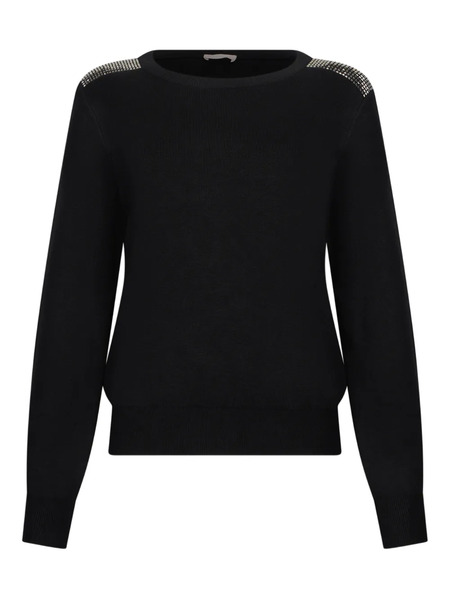  Liu Jo Bead-embellished Top - Black 