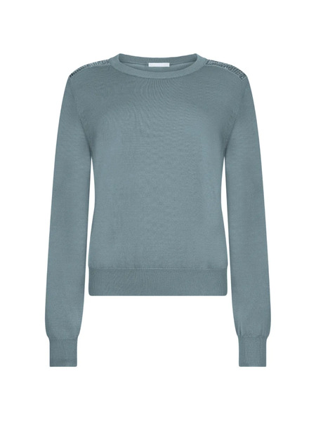  Liu Jo Beaded Crew-neck Sweater - Green 
