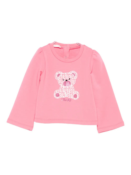  Liu Jo Bear-embellished Top - Pink 