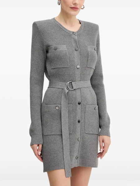  Liu Jo Belted Mini Dress - Grey 
