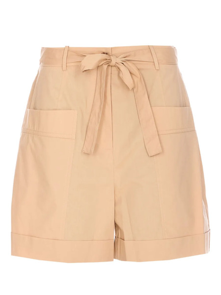  Liu Jo Belted Utility Shorts - Neutrals 