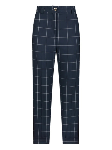  Liu Jo Blue Check Trousers 