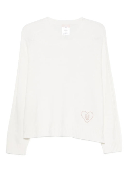  Liu Jo Boat-neck Sweater - White 