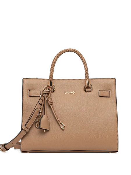 Liu Jo Braided Handle Tote Bag - Neutrals 