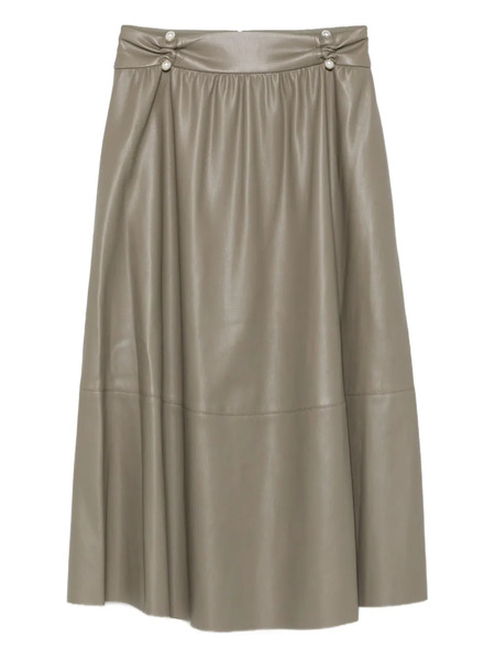  Liu Jo Button-detailed Skirt - Grey 