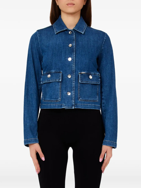  Liu Jo Buttoned-pocket Jacket - Blue 