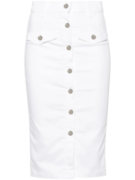  Liu Jo Buttoned Skirt - White 