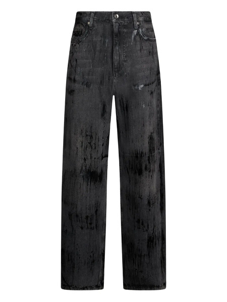 Liu Jo Coated Flared Jeans - Black 