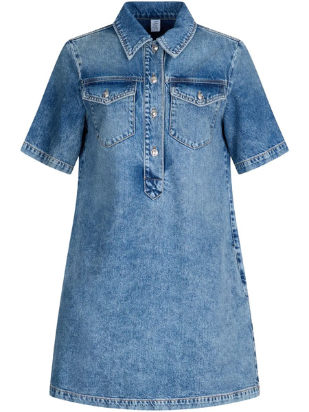  Liu Jo Denim Mini Dress - Blue 