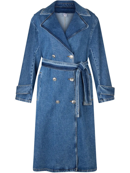  Liu Jo Denim Trench Coat - Blue 