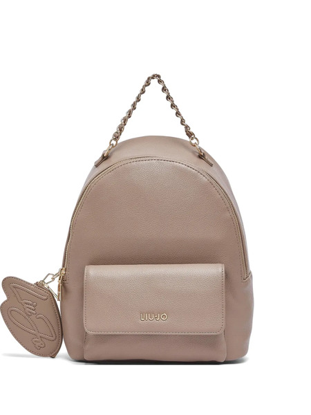  Liu Jo Detachable-coin-purse Chain-strap Backpack - Brown 